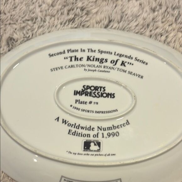 Baseball Legends Collector's Plate - Picture 6 of 6